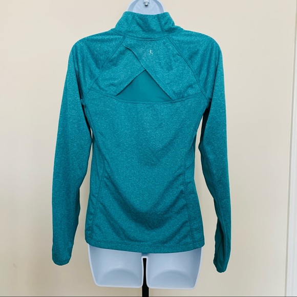 Danskin Turquoise Long sleeve Workout Top - Picture 3 of 6